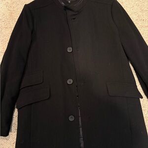 Kenneth Cole Black Trench Coat
